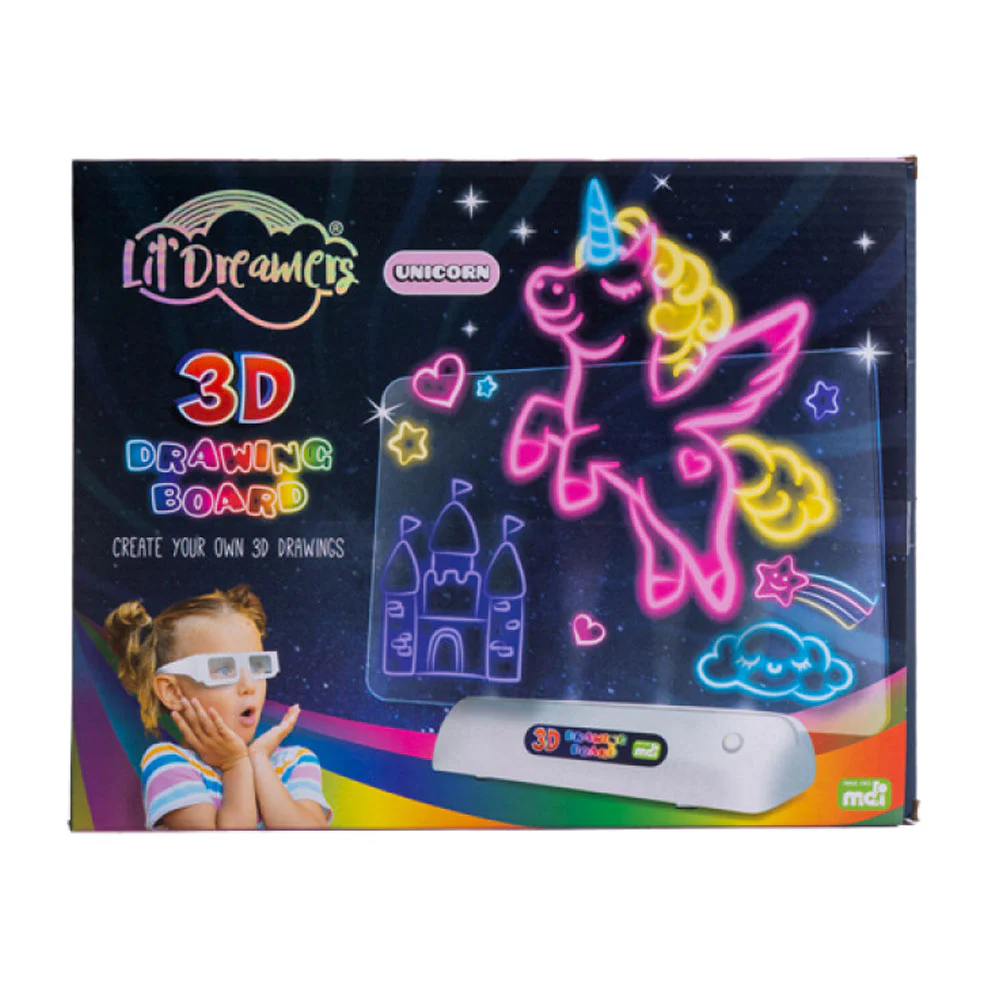 3D Illuminate Drawing Board - Unicorn - Image 2