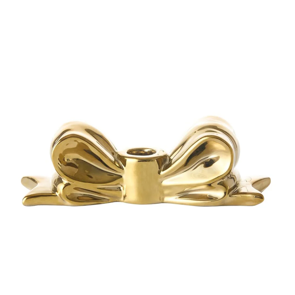 Adairs Bow Candle Holder- Gold