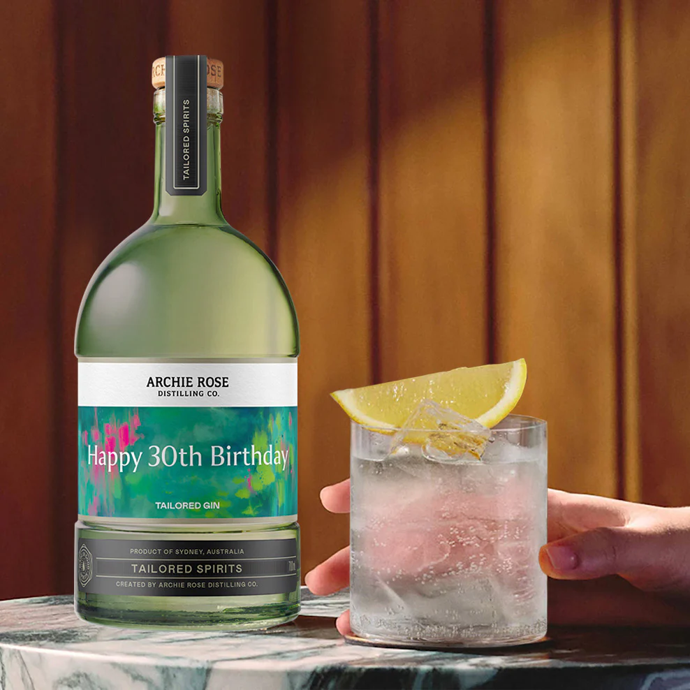 Archie Rose Gin 700ml - Happy 30th Birthday - Image 2