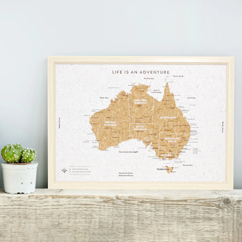 Australia Pin Board Travel Map - Image 3