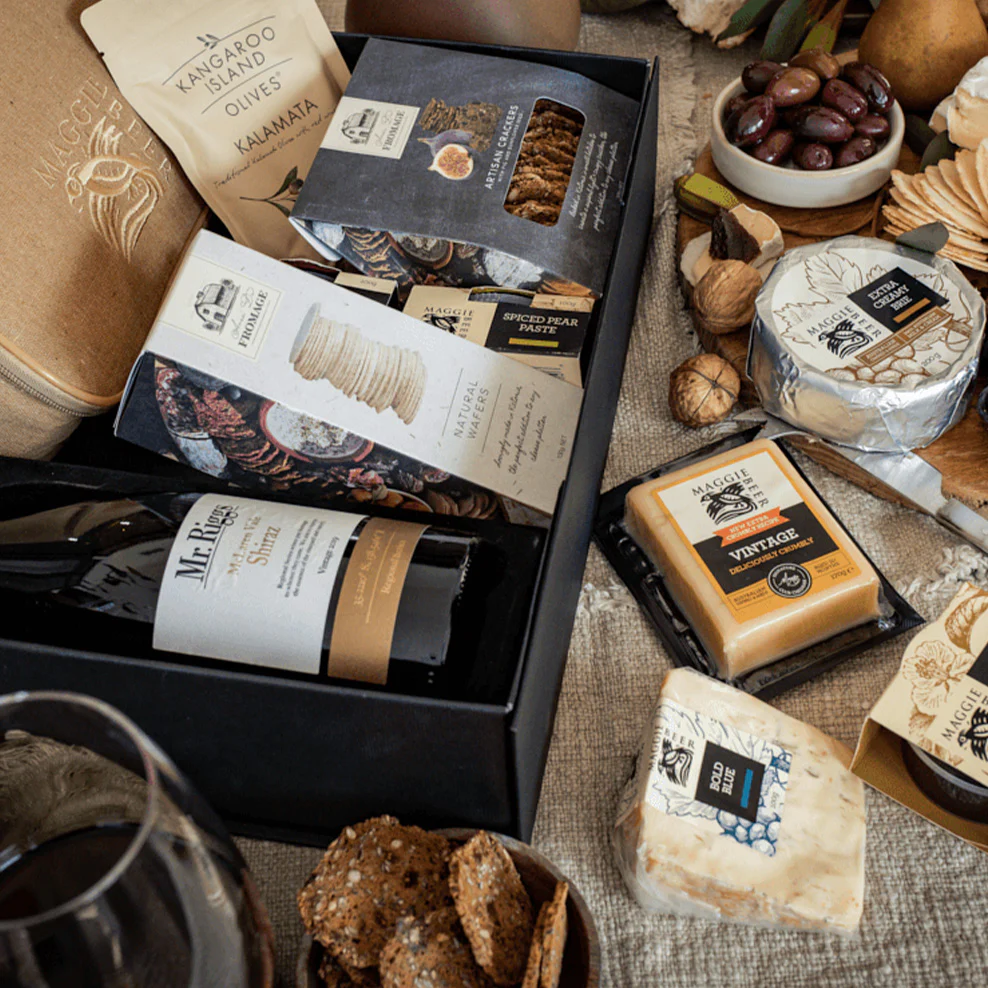 Australian Cheese Grazing Hamper with Shiraz - Image 3