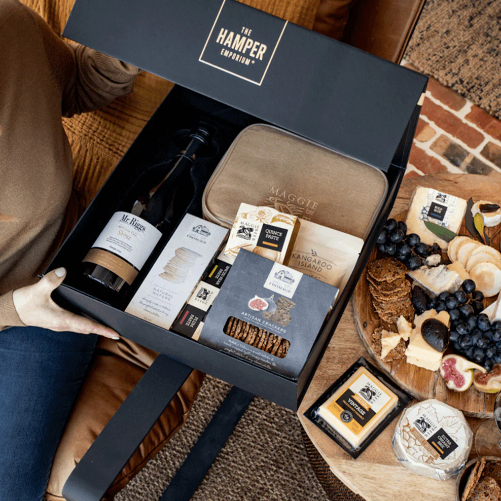 Australian Cheese Grazing Hamper with Shiraz - Image 4