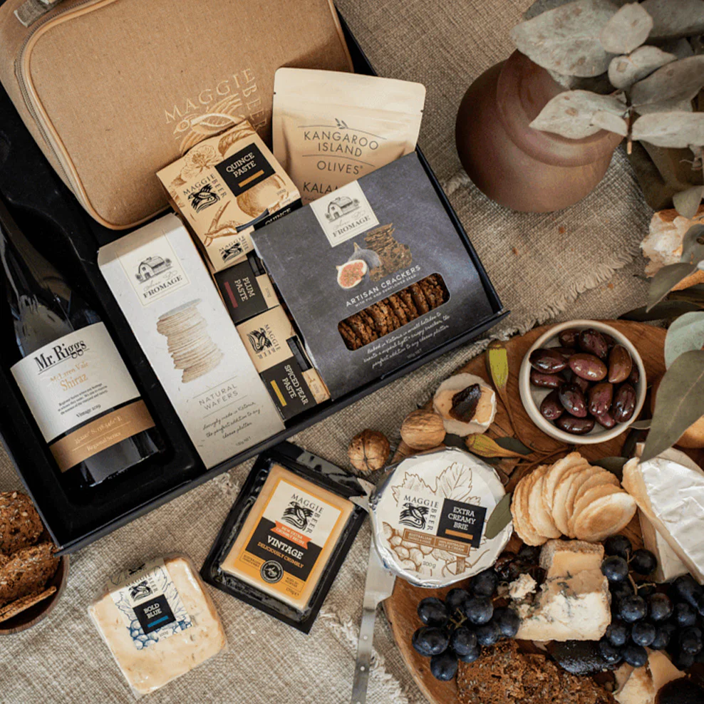 Australian Cheese Grazing Hamper with Shiraz - Image 5
