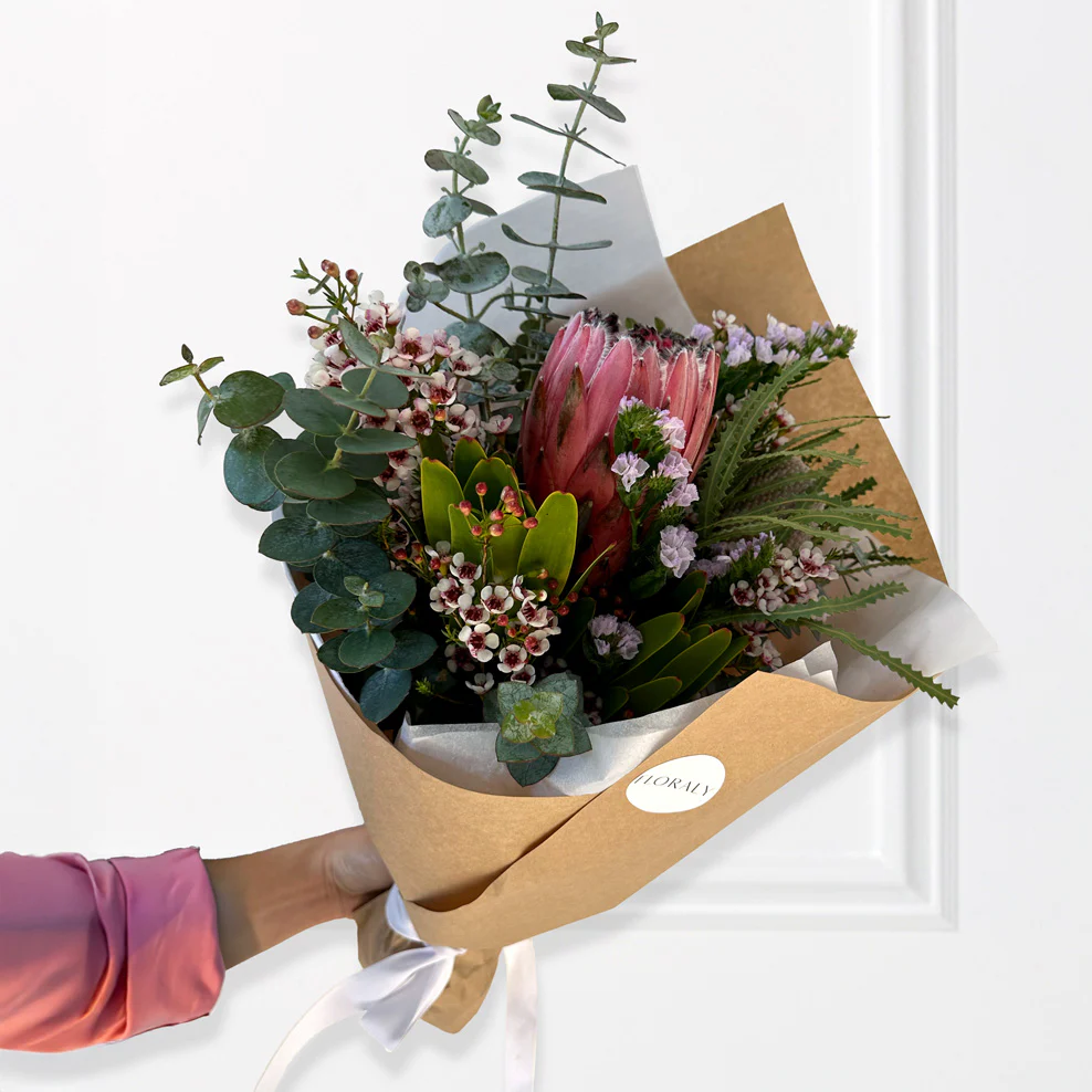 Australian Native Flowers with Gourmet Nibbles Hamper - Image 2