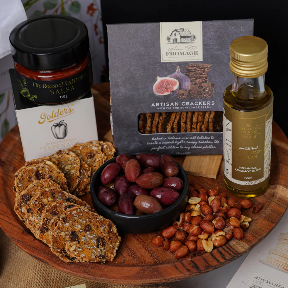 Australian Native Flowers with Gourmet Nibbles Hamper - Image 3