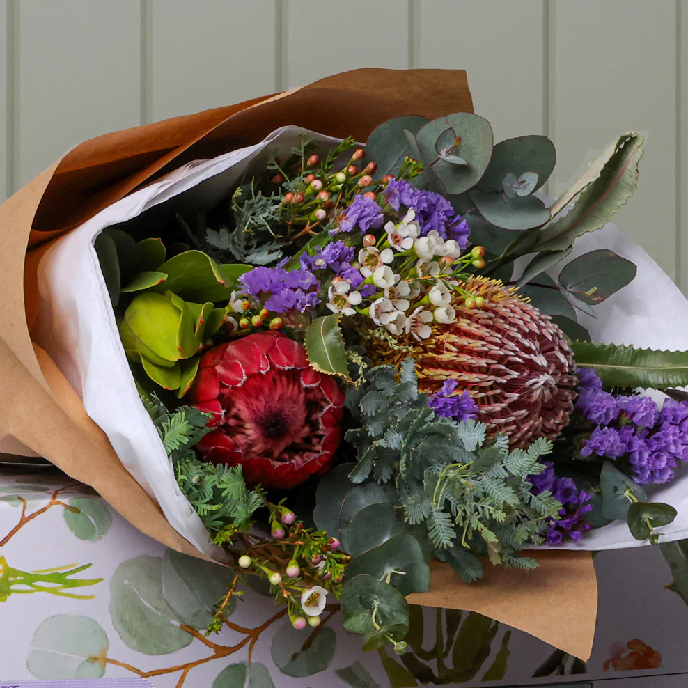 Australian Native Flowers with Gourmet Nibbles Hamper - Image 4