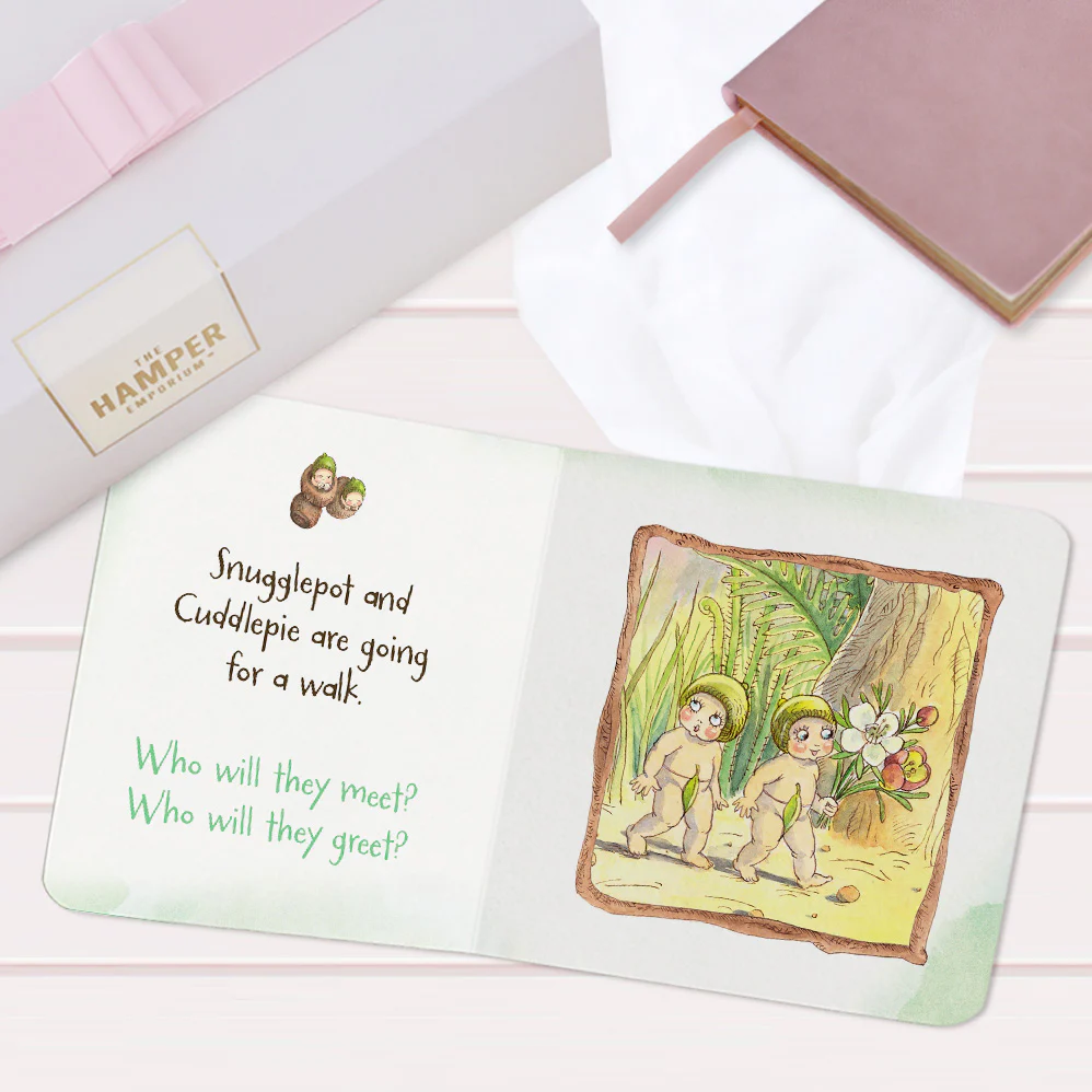 Baby Girl Cuddles & Storybook Hamper- Hello Gumnuts! - Image 2
