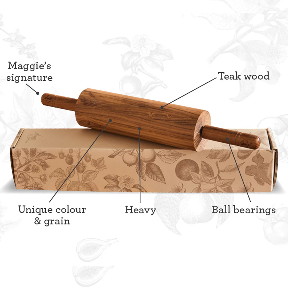 Baker's Ball Bearing Teak Rolling Pin - Image 8