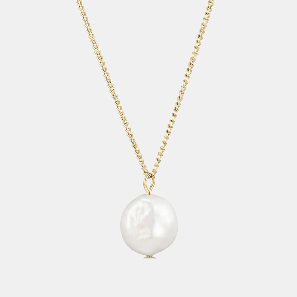 Baroque Serene Necklace - Gold - Image 4