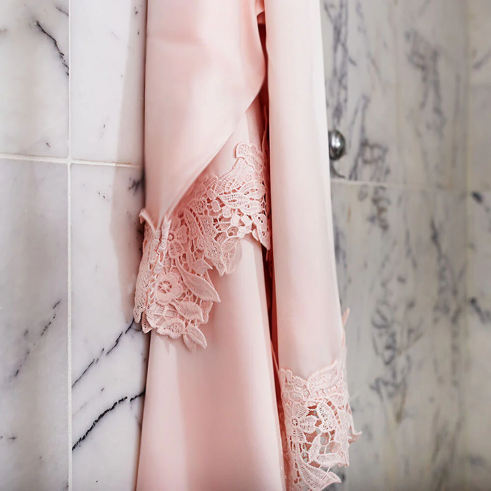 Blush Luxuriously Soft Lounging Robe - Image 2