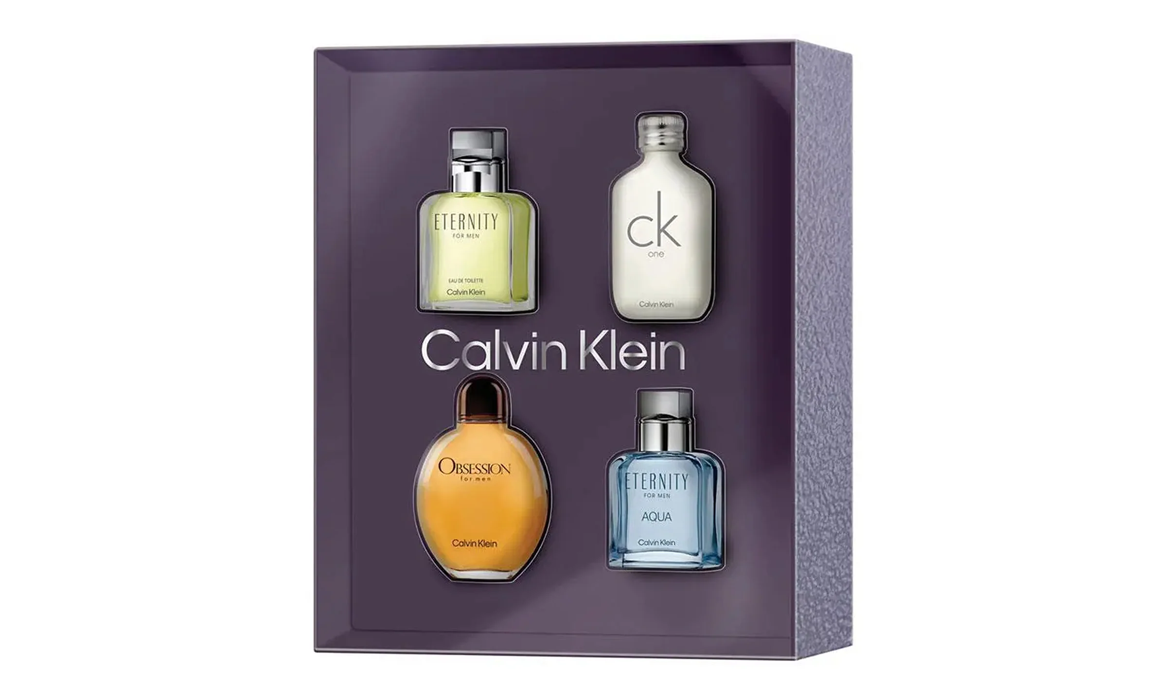 Calvin Klein Mens 4 Piece Coffret Mini Set