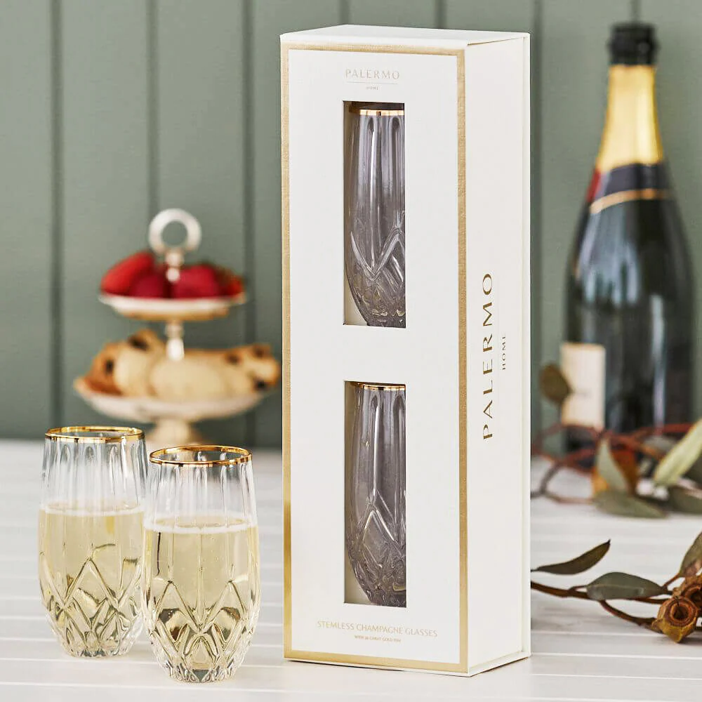 Champagne Flutes & Marble Coasters (set of 2) - Image 2