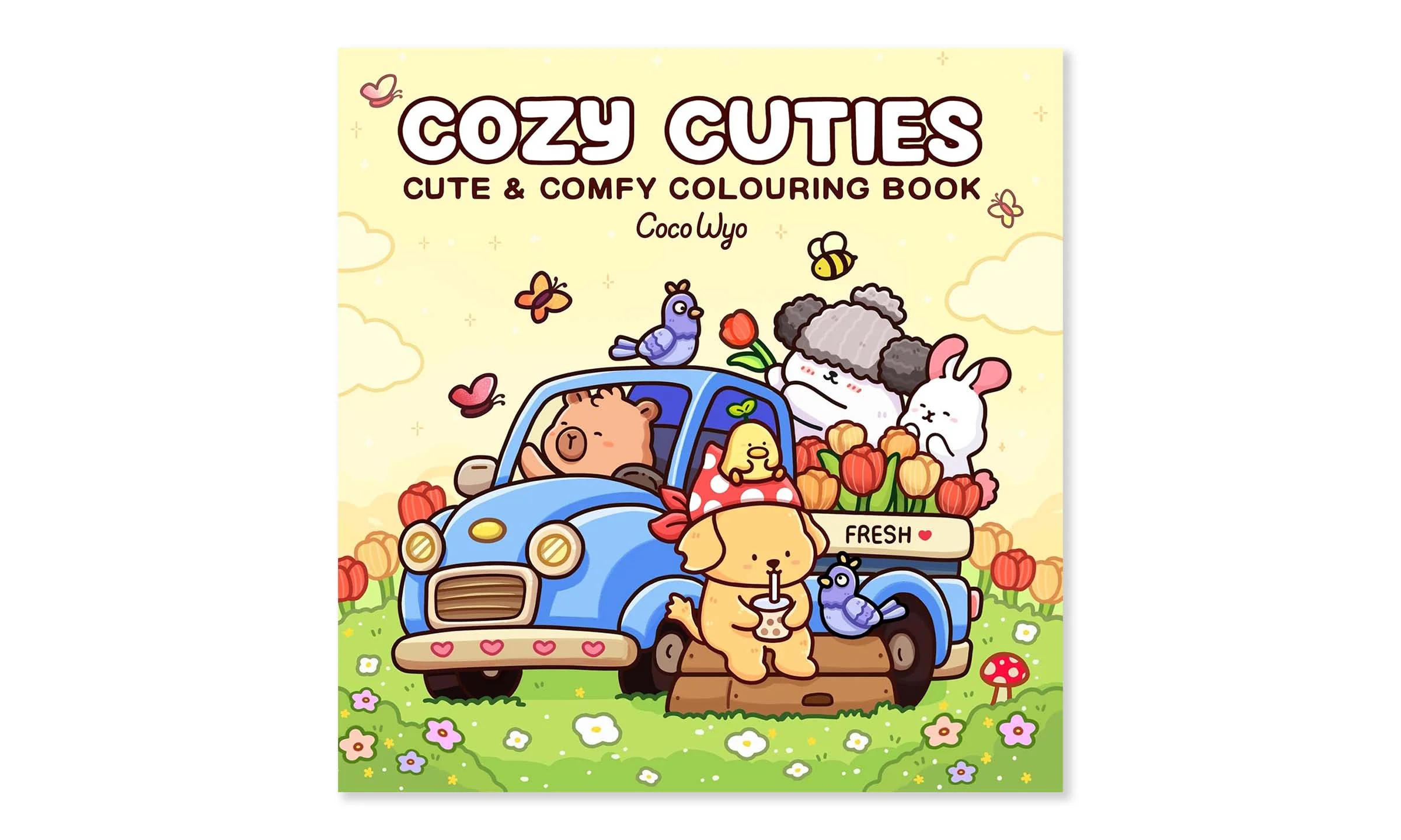 Cozy Cuties Colouring Book by Coco Wyo