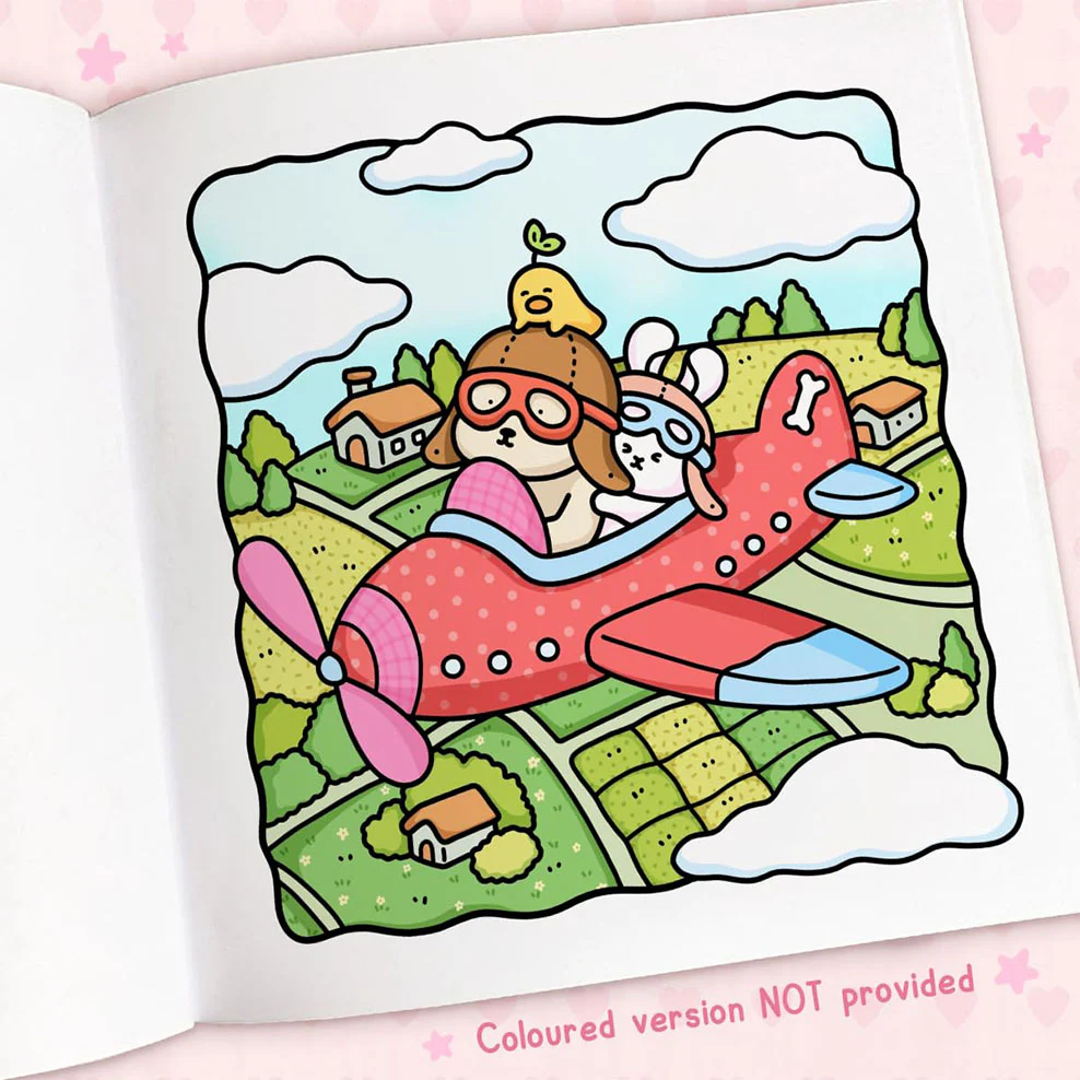 Cozy Cuties Colouring Book by Coco Wyo - Image 2