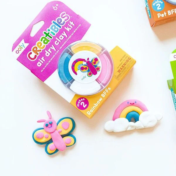 Creatibles Air-Dry Clay Kit - Rainbow - Image 4