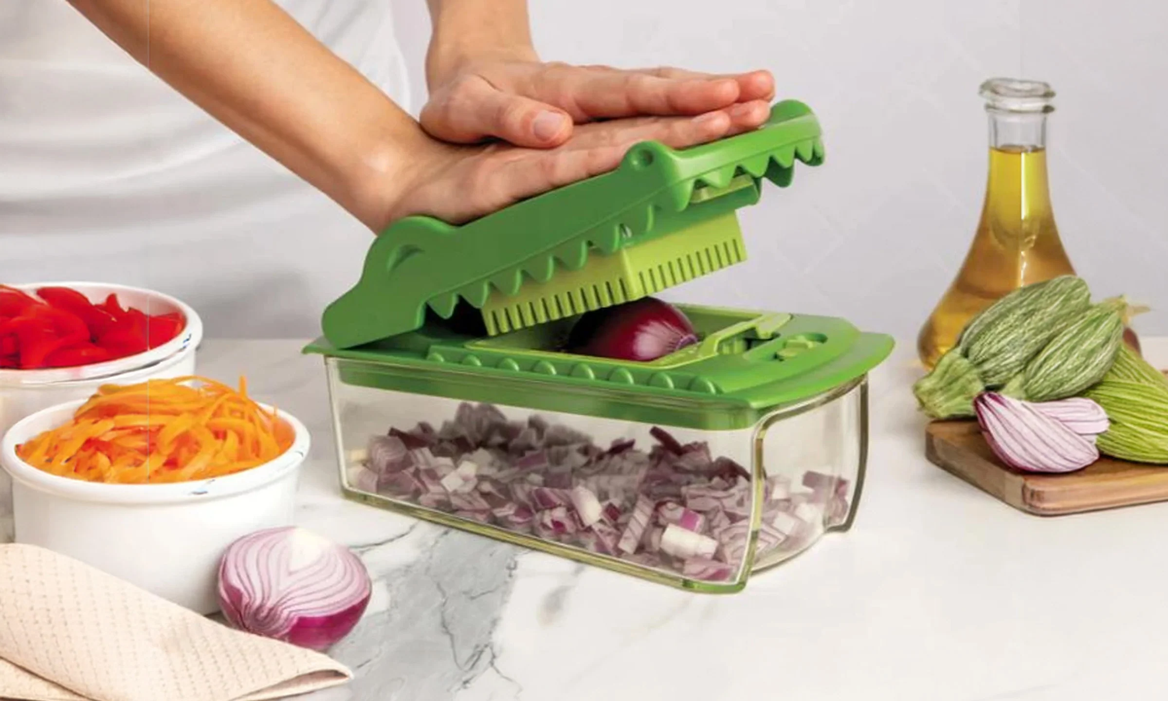 Croc Chop Veggie Chopper & Slicer