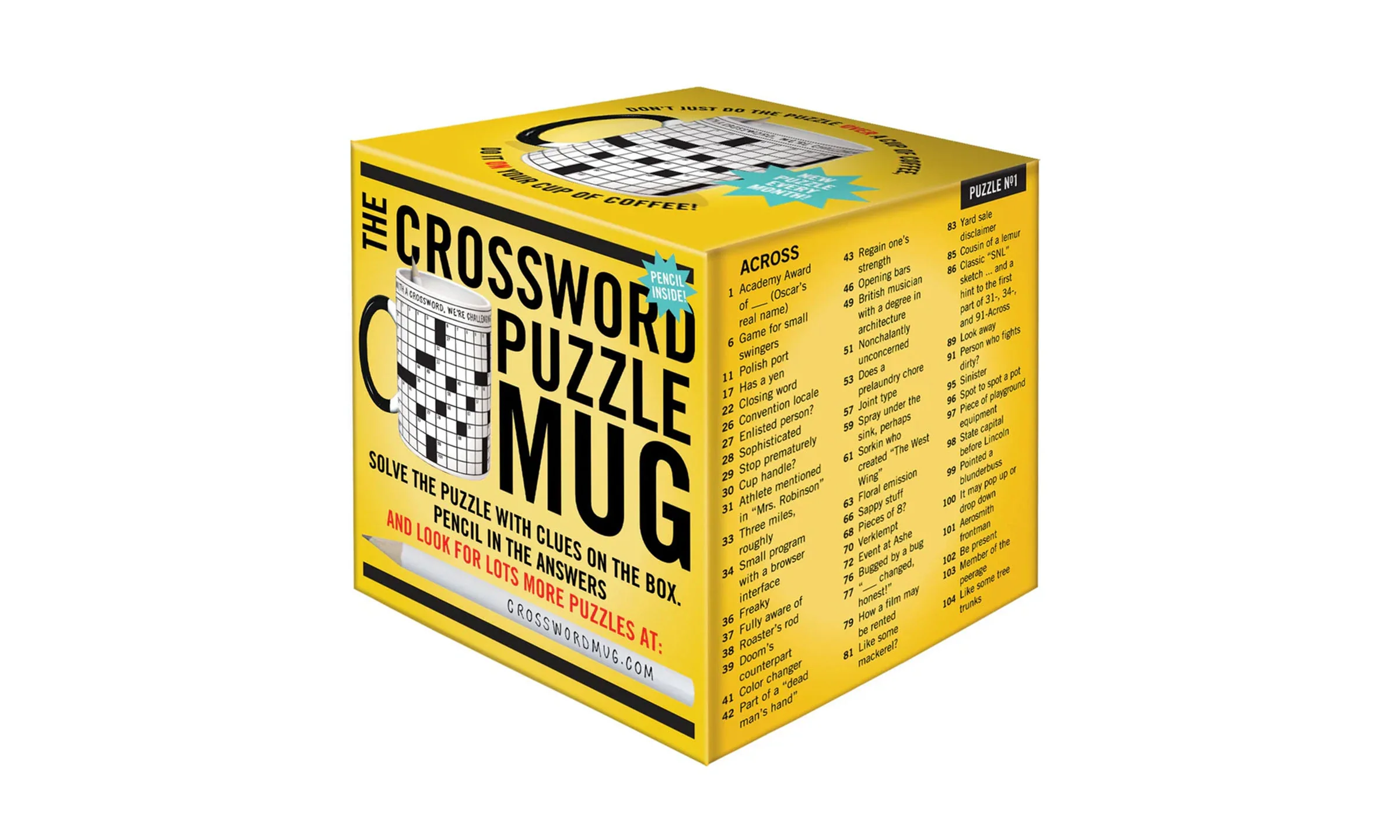 Crossword Puzzle Mug