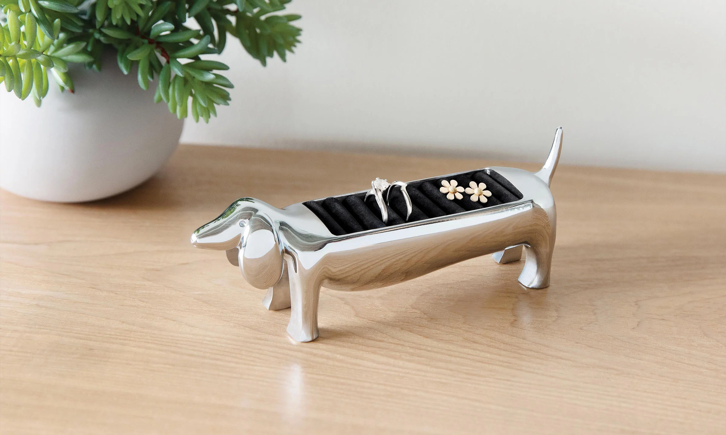 Dachsie Dog Ring Holder