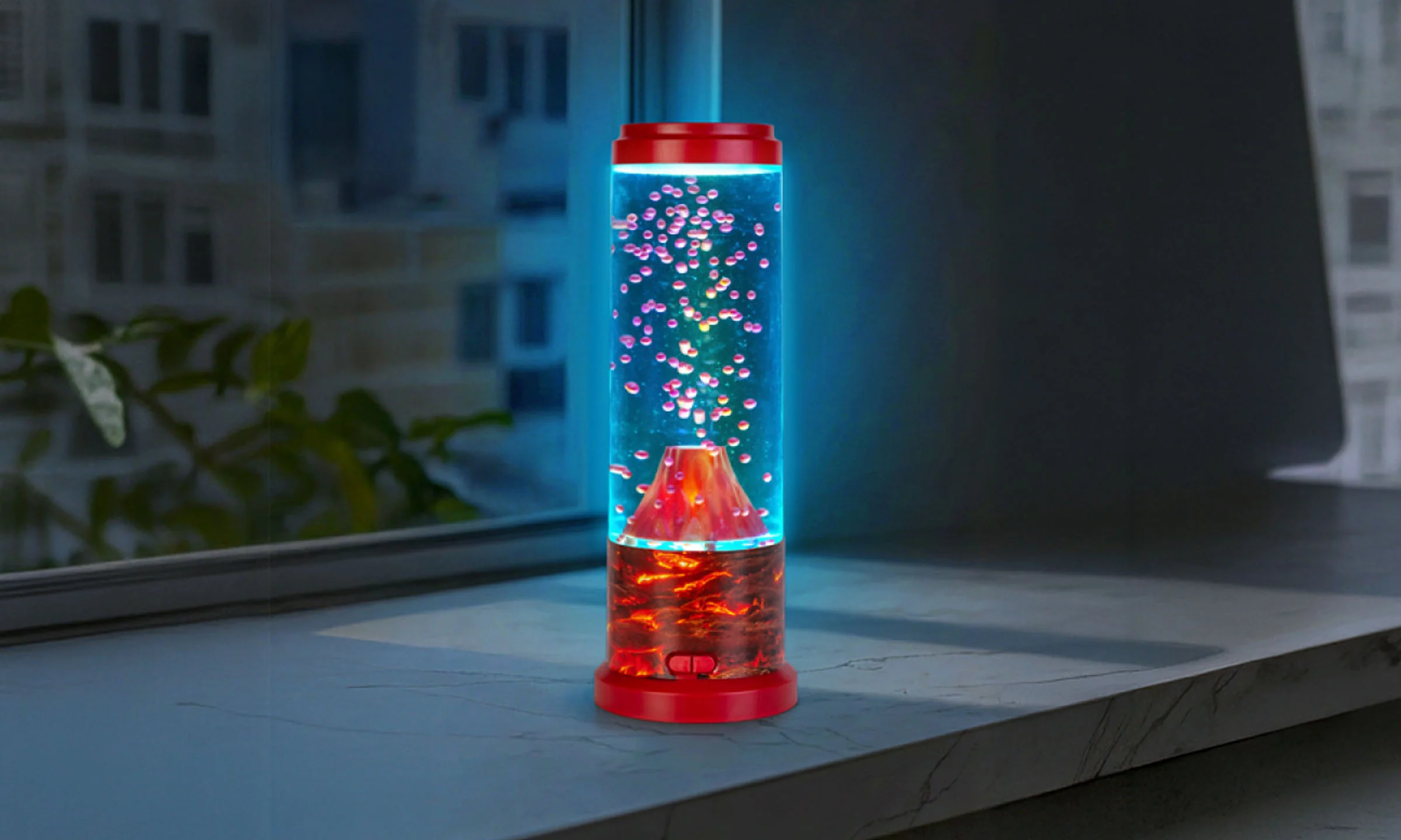 Erupting Volcano Lamp