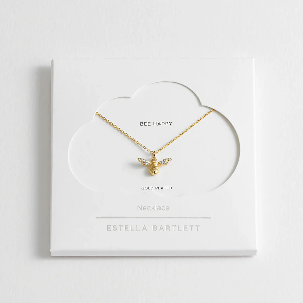Estella Bartlett Bee Happy Pendant Necklace - Image 4