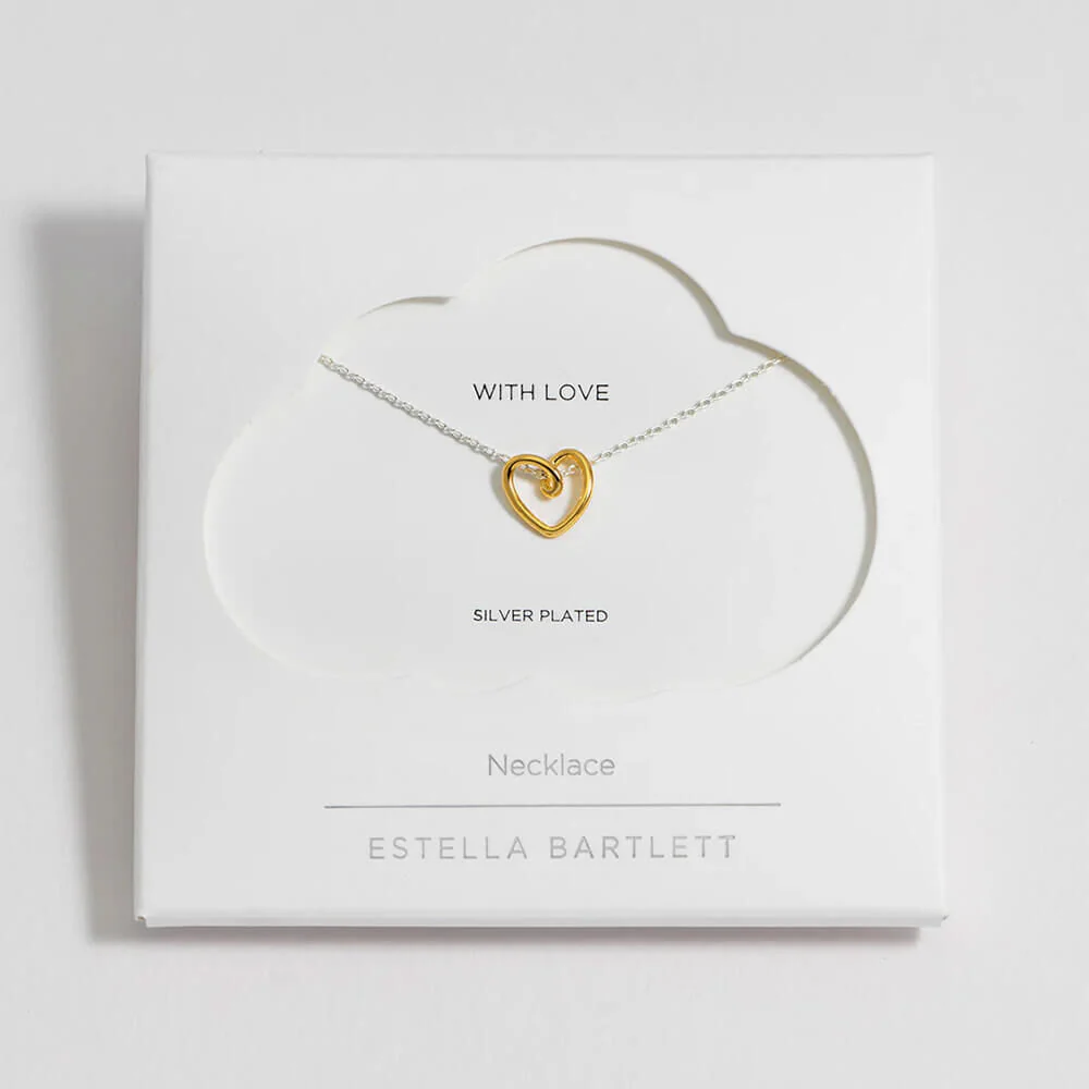 Estella Bartlett Gold Heart Pendant Necklace - Image 3