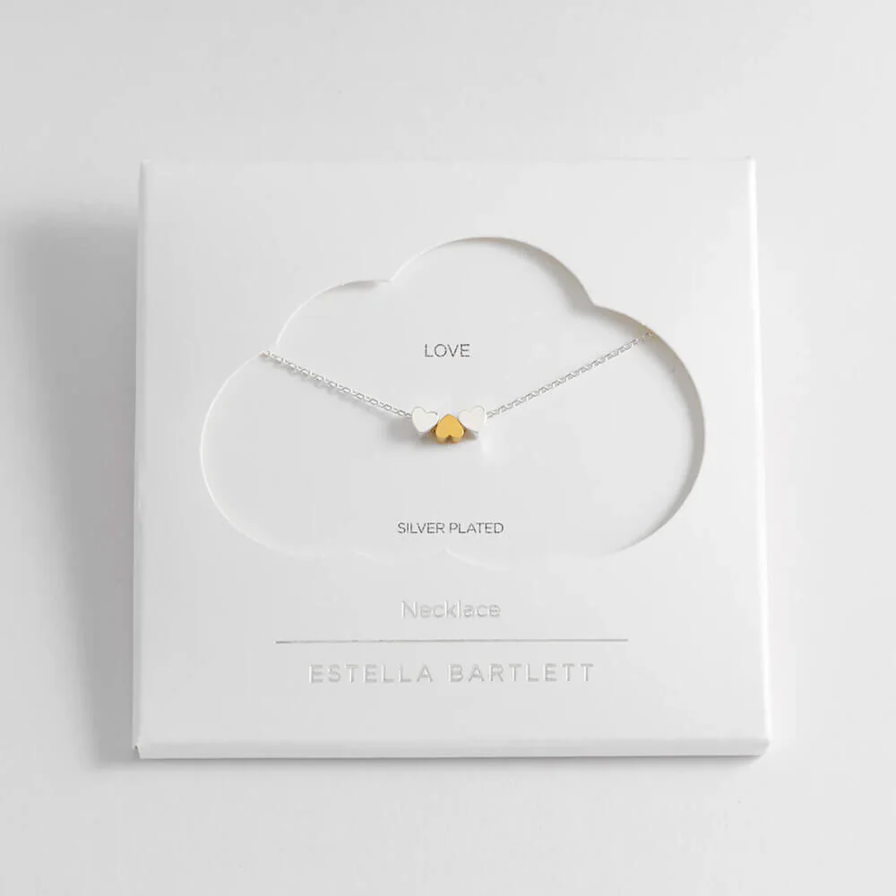 Estella Bartlett Multi Heart Necklace - Image 3