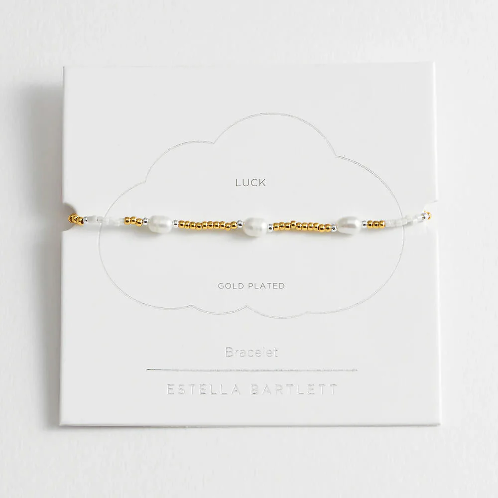Estella Bartlett Pearl Station Gold Amelia Bracelet - Image 4