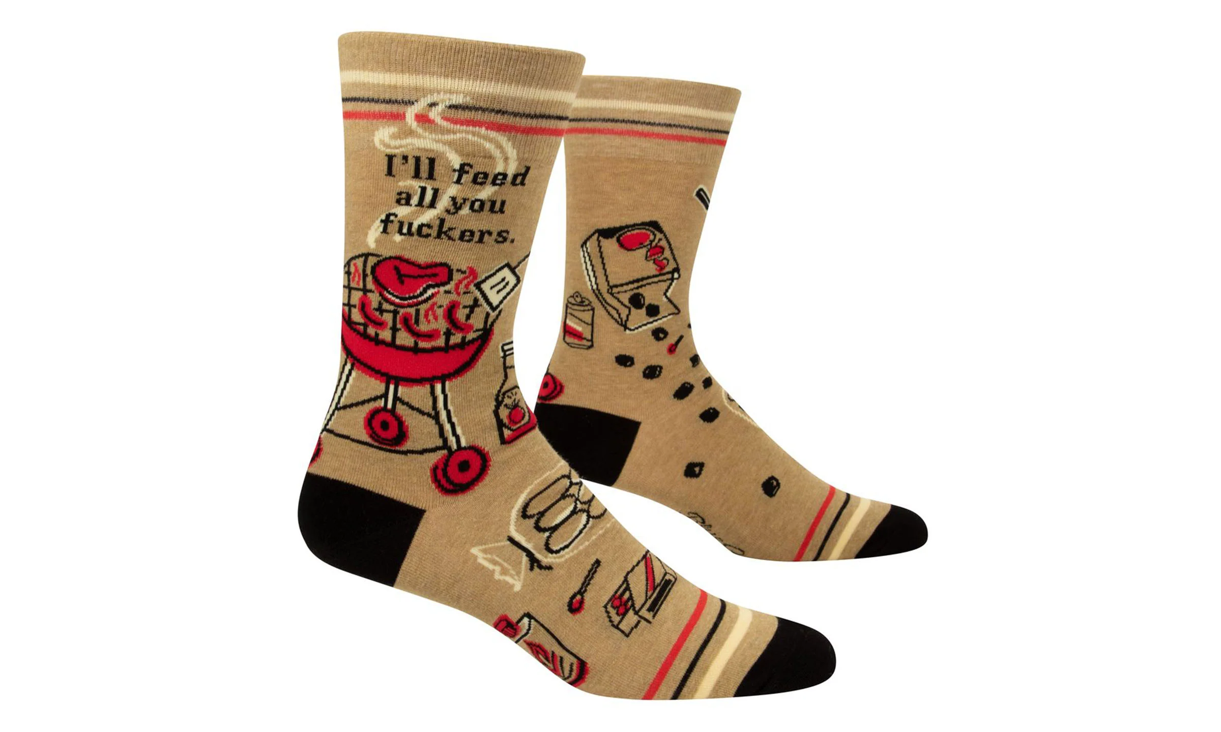 Feed you F*ckers Men's Socks - One Size
