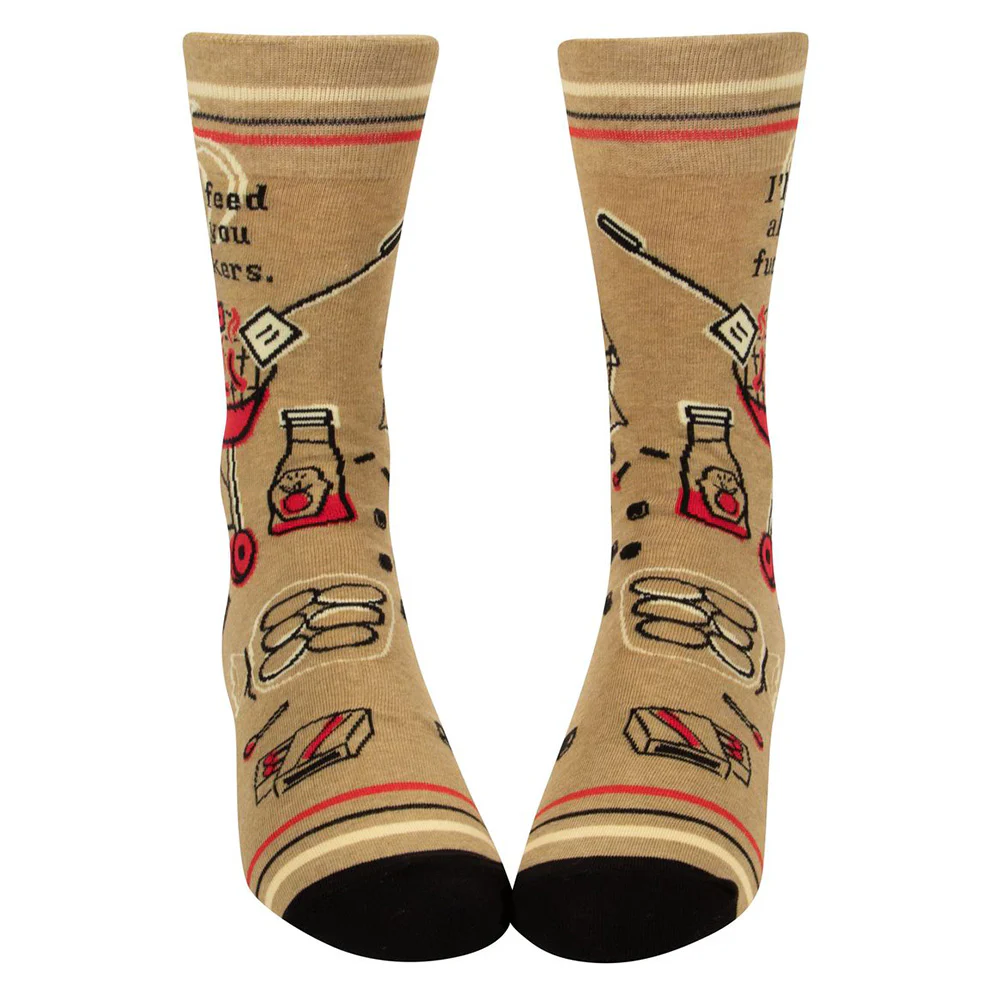 Feed you F*ckers Men's Socks - One Size - Image 2