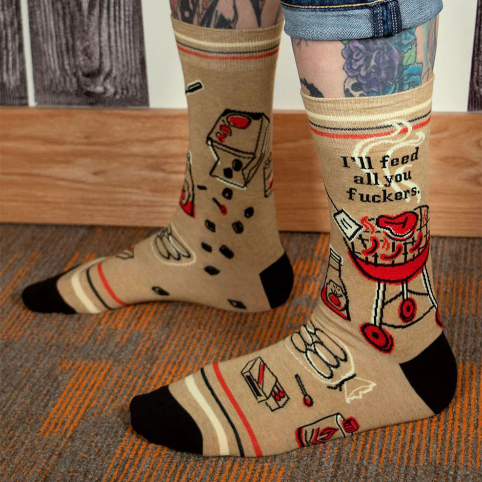 Feed you F*ckers Men's Socks - One Size - Image 3