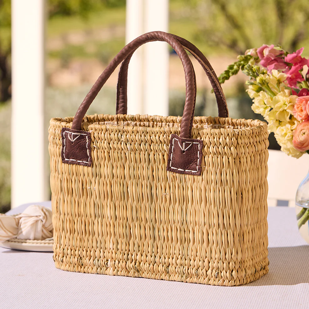French Market Basket Mini Tote with Chandon & Chocolates Hamper - Image 3