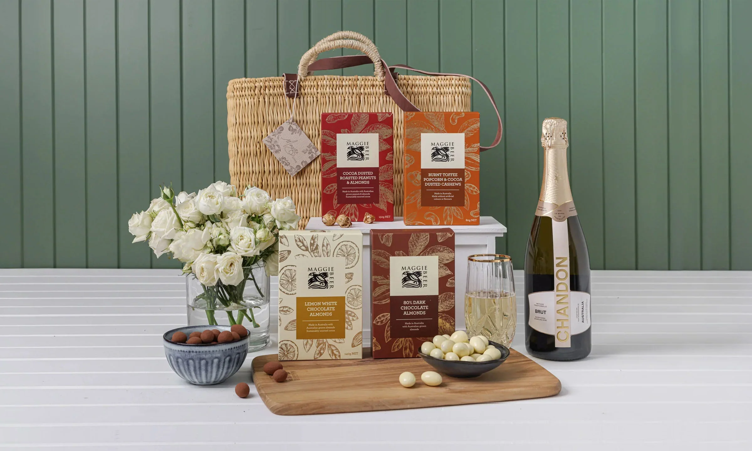 French Market Basket  -  Small with Chandon & Sweets