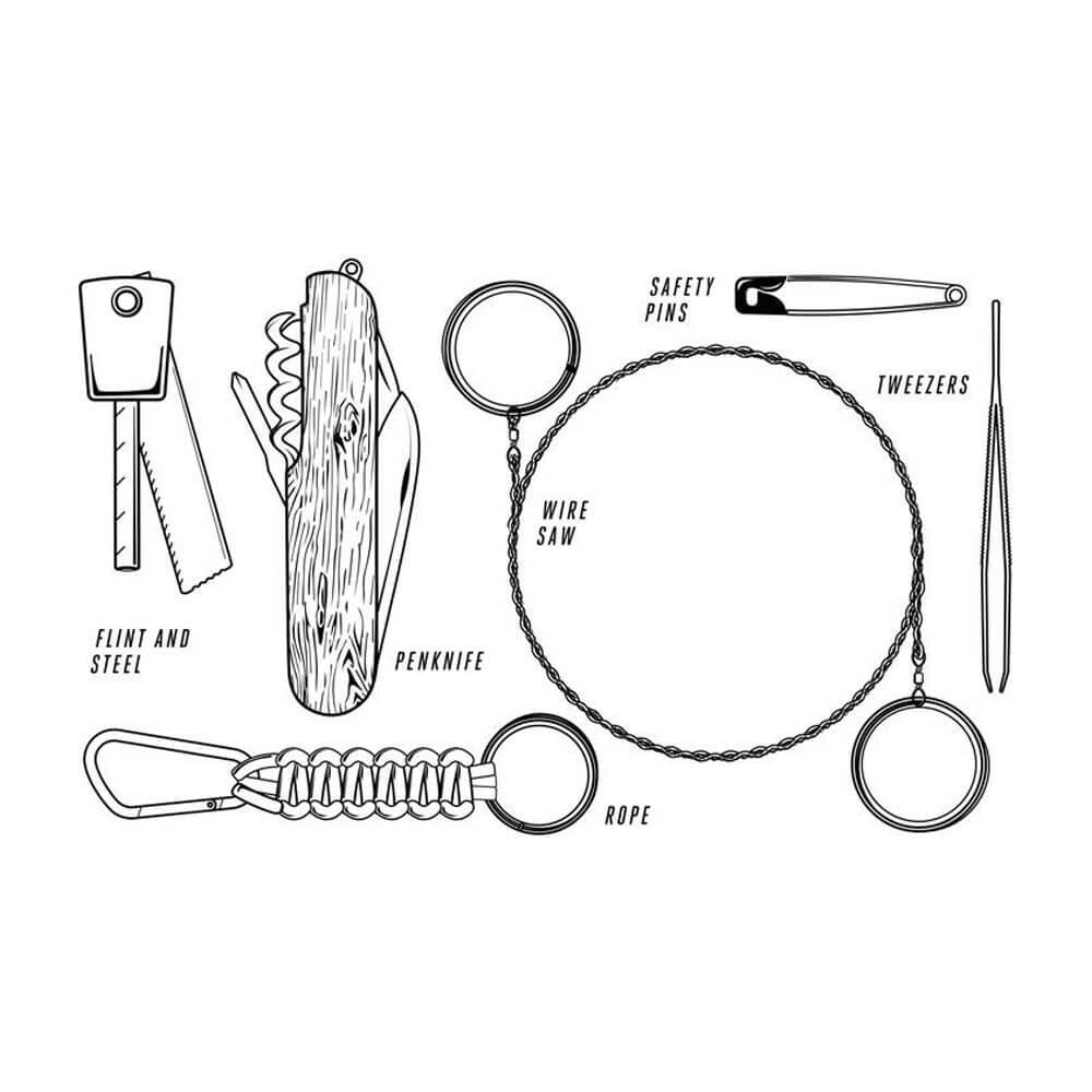 Gentlemen's Hardware Outdoor Survival Kit - Image 6