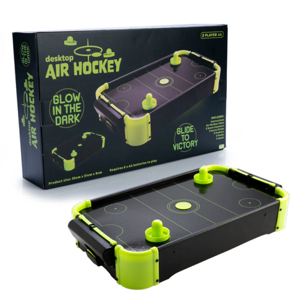 Glow in the Dark Desktop Air Hockey - Image 3