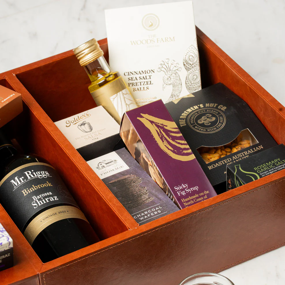 Gourmet Foodies Keepsake box with Barossa Shiraz - Image 4