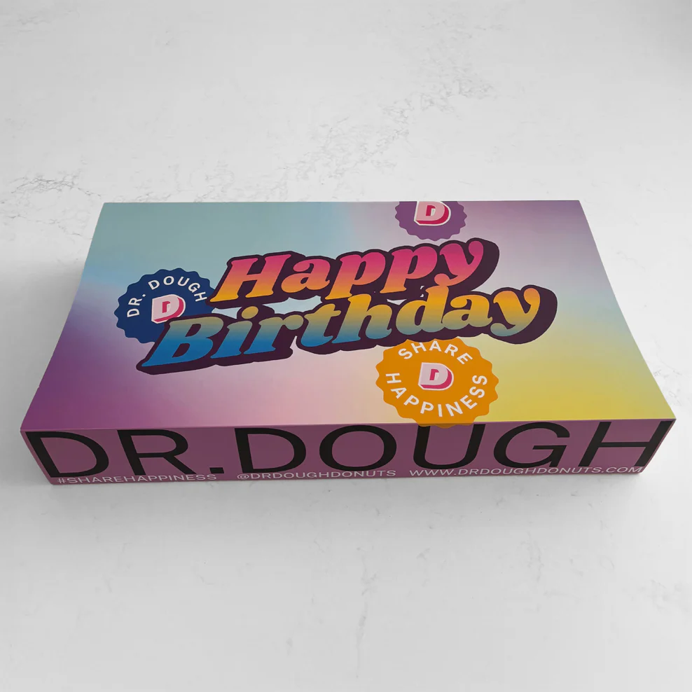 Happy Birthday Red Wine and Nibbles Hamper with Dr Dough Donuts - Image 7