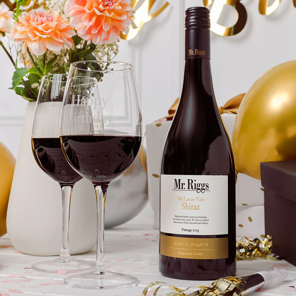 Happy Birthday Red Wine Gift Box - Image 3