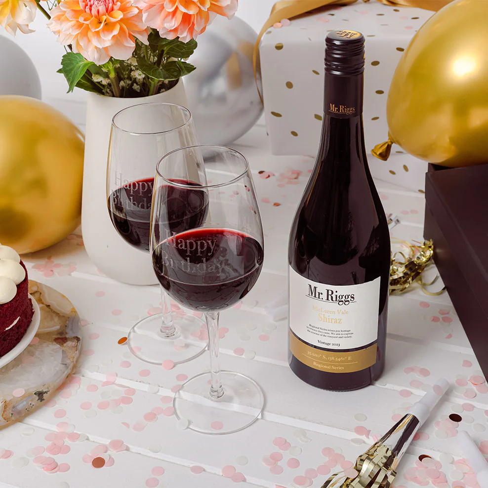 Happy Birthday Red Wine Gift Box - Image 4
