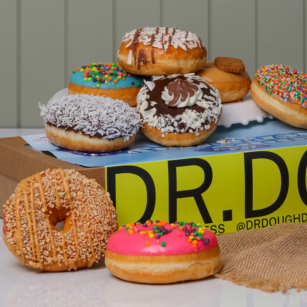 Happy Birthday Savoury Bites & Donut Delights Hamper with Dr Dough - Image 2