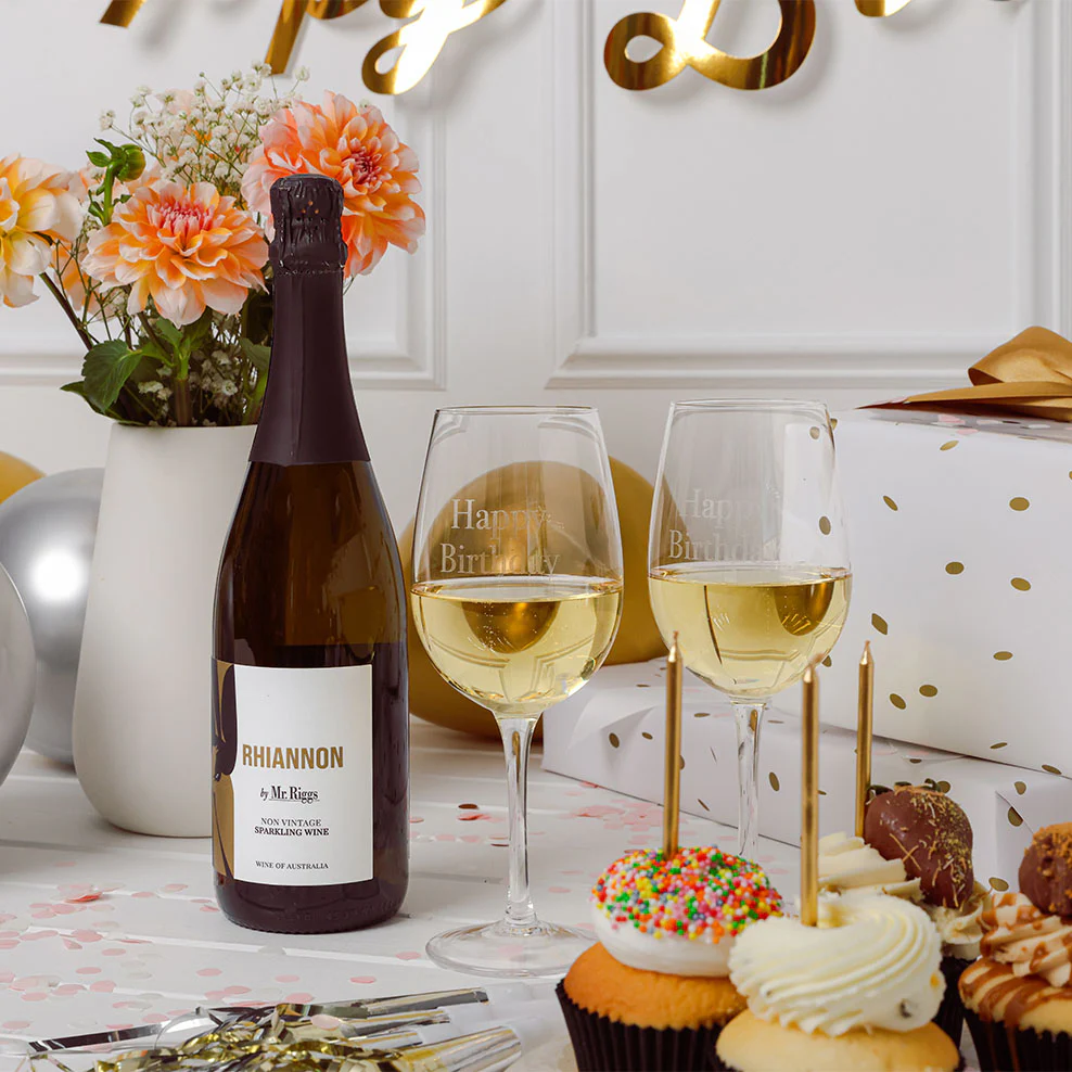 Happy Birthday Sparkling Wine Gift Box - Image 4