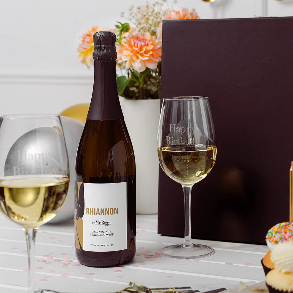 Happy Birthday Sparkling Wine Gift Box - Image 5