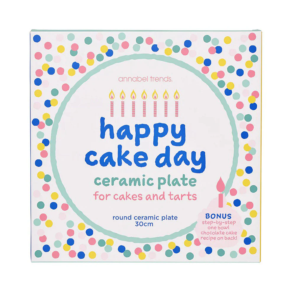 Happy Cake Day Ceramic Serving Plate - Image 5