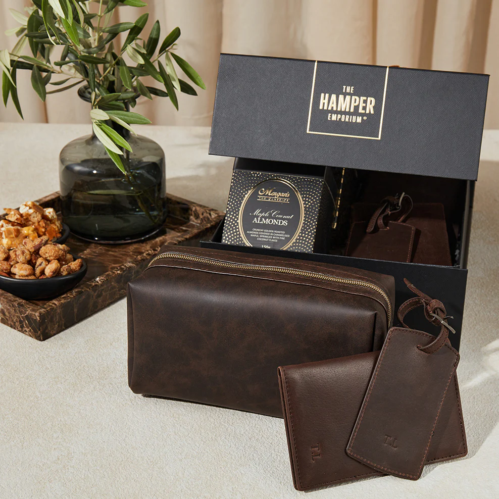 Holiday ready hamper with passport holder & luggage tag - Image 2