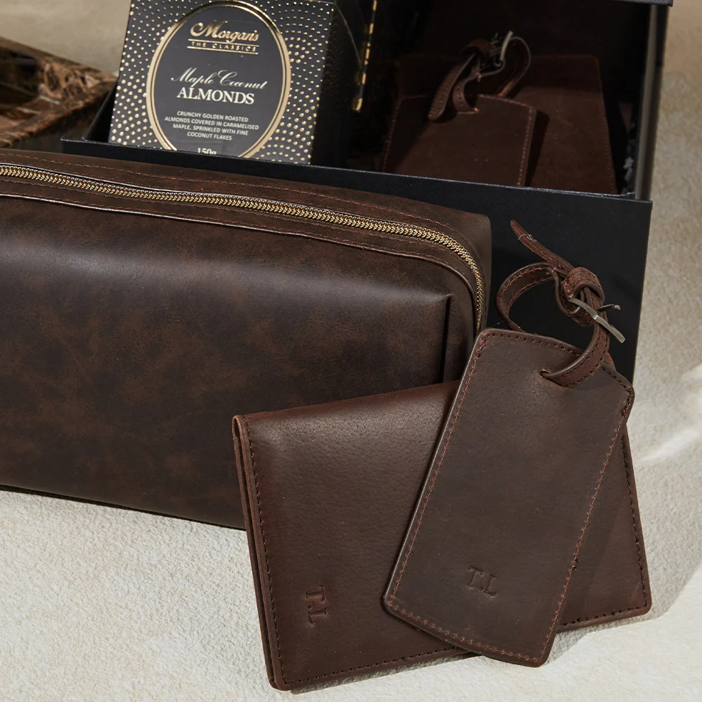 Holiday ready hamper with passport holder & luggage tag - Image 4
