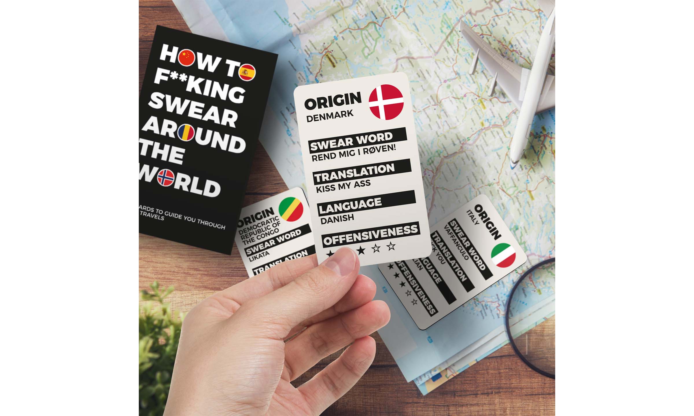 How to F*cking Swear Around the World Cards