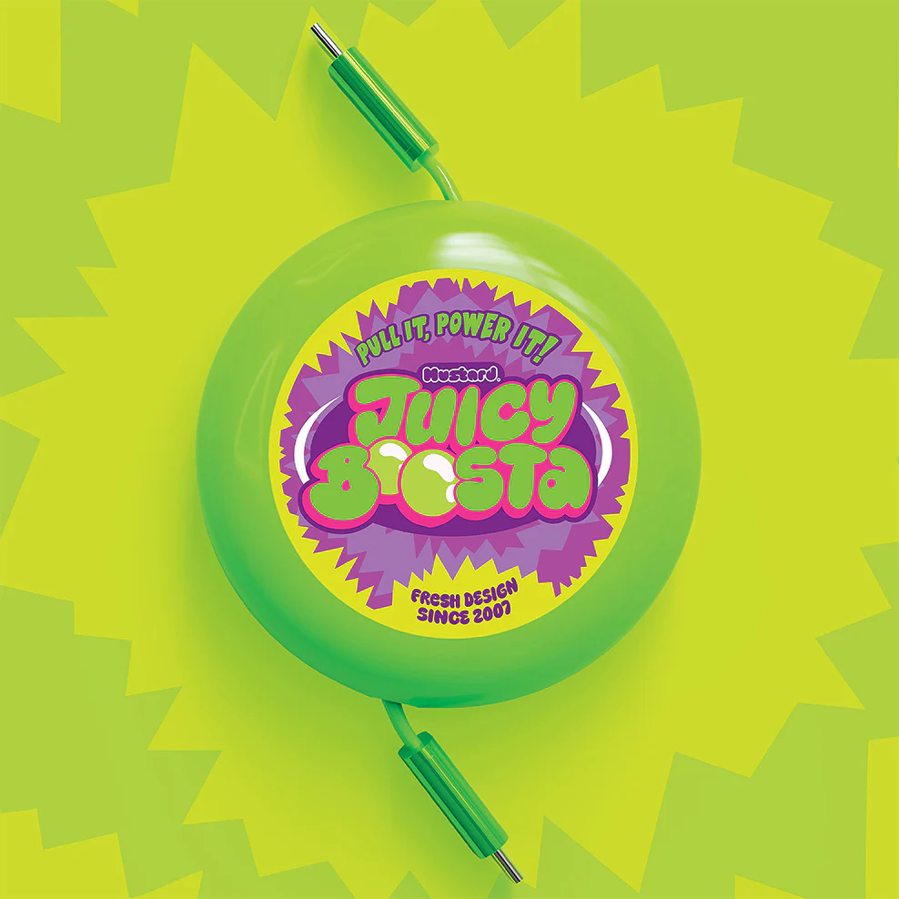 Juicy Boosta USB Charging Cable - Lime - Image 5