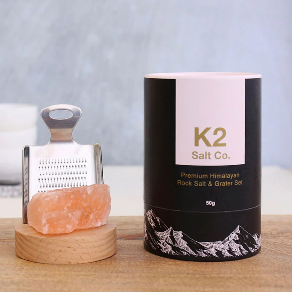 K2 Salt Co Himalayan Rock Salt & Grater Set - Image 6