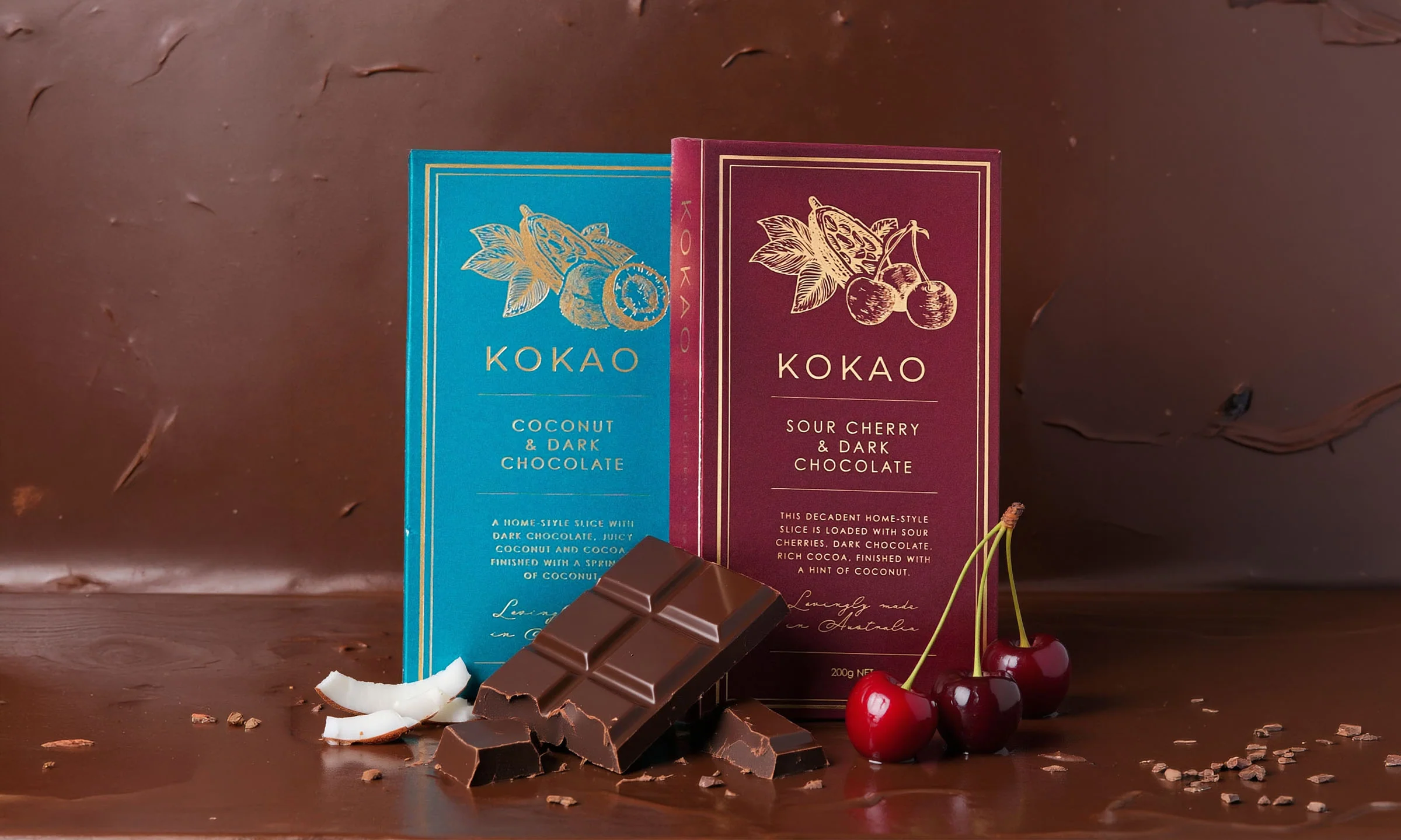 Kokao Decadent Dark Chocolate Duo