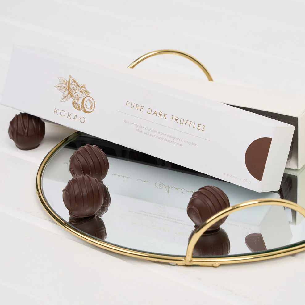 Kokao Pure Dark Truffles 6pce