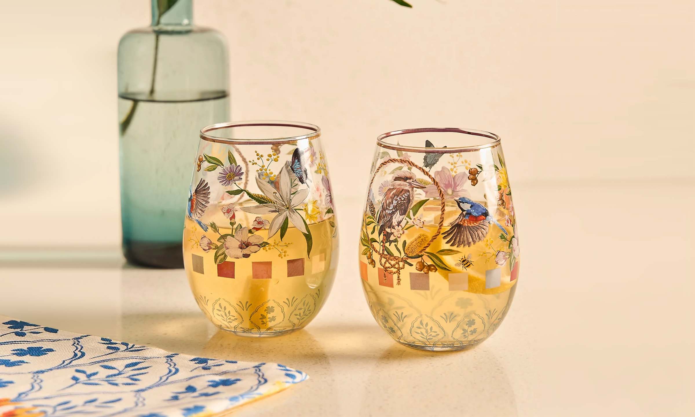 La La Land Backcountry Glass Tumbler Set